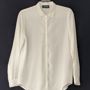 The Kooples Silk Button Down Shirt